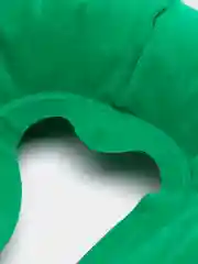 Зеленый подушка надувная под шею, дорожная, 36*30*10