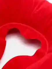 Красный подушка надувная под шею, дорожная, 36*30*10