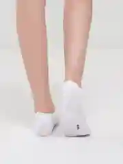 Белый носки короткие, белые, хлопковые