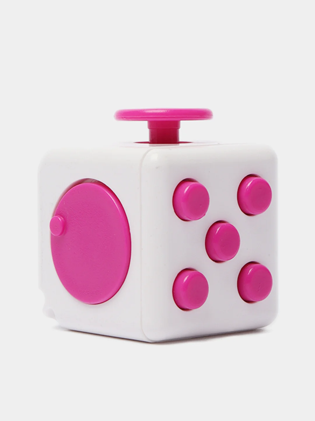Фуксия кубик-антистресс Fidget Cube (фиджет куб) игрушка развивающая, тактильная, сенсорная