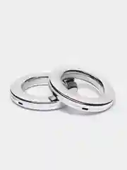 Серебряный люверсы для штор 4,2/7,0 см, 10 штук