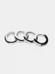 Серебряный люверсы для штор 4,2/7,0 см, 10 штук