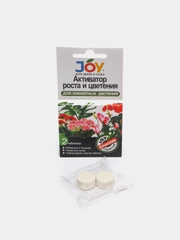 Активатор роста и цветения для комн.цветов, ТМ JOY, 2 табл