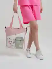 Розовый сумка-шоппер