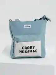Бирюзовый сумка-шоппер