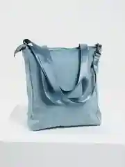 Бирюзовый сумка-шоппер