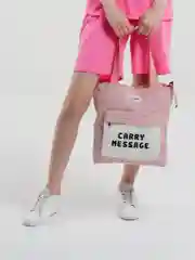 Розовый сумка-шоппер