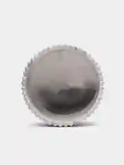 Серый кашпо из гипса
