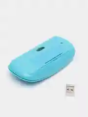 Голубой мышь беспроводная ультратонкая