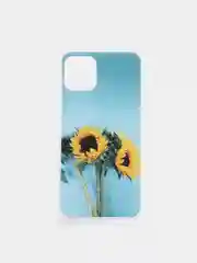 Синий чехол с цветным принтом картинки iPhone 5S/SE/6/6S/7/8/Plus/X/XS/XR/11/12/Mini/Pro/Max