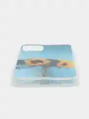 Синий чехол с цветным принтом картинки iPhone 5S/SE/6/6S/7/8/Plus/X/XS/XR/11/12/Mini/Pro/Max