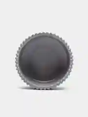 Серый кашпо из гипса