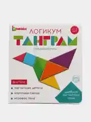 Белый магнитный танграм в книжке