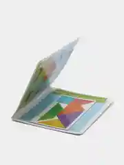 Белый магнитный танграм в книжке