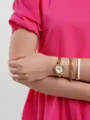 Золотой часы женские с браслетами