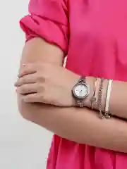 Серебряный часы женские с браслетами