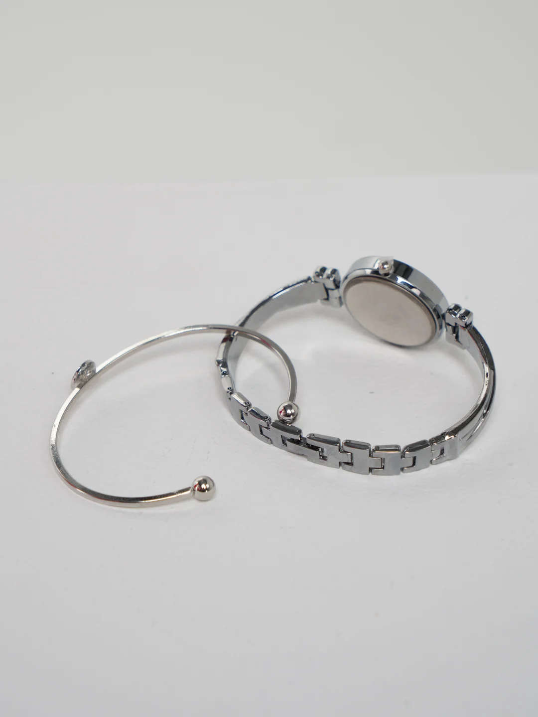 Серебряный часы женские с браслетами