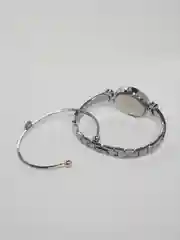 Серебряный часы женские с браслетами