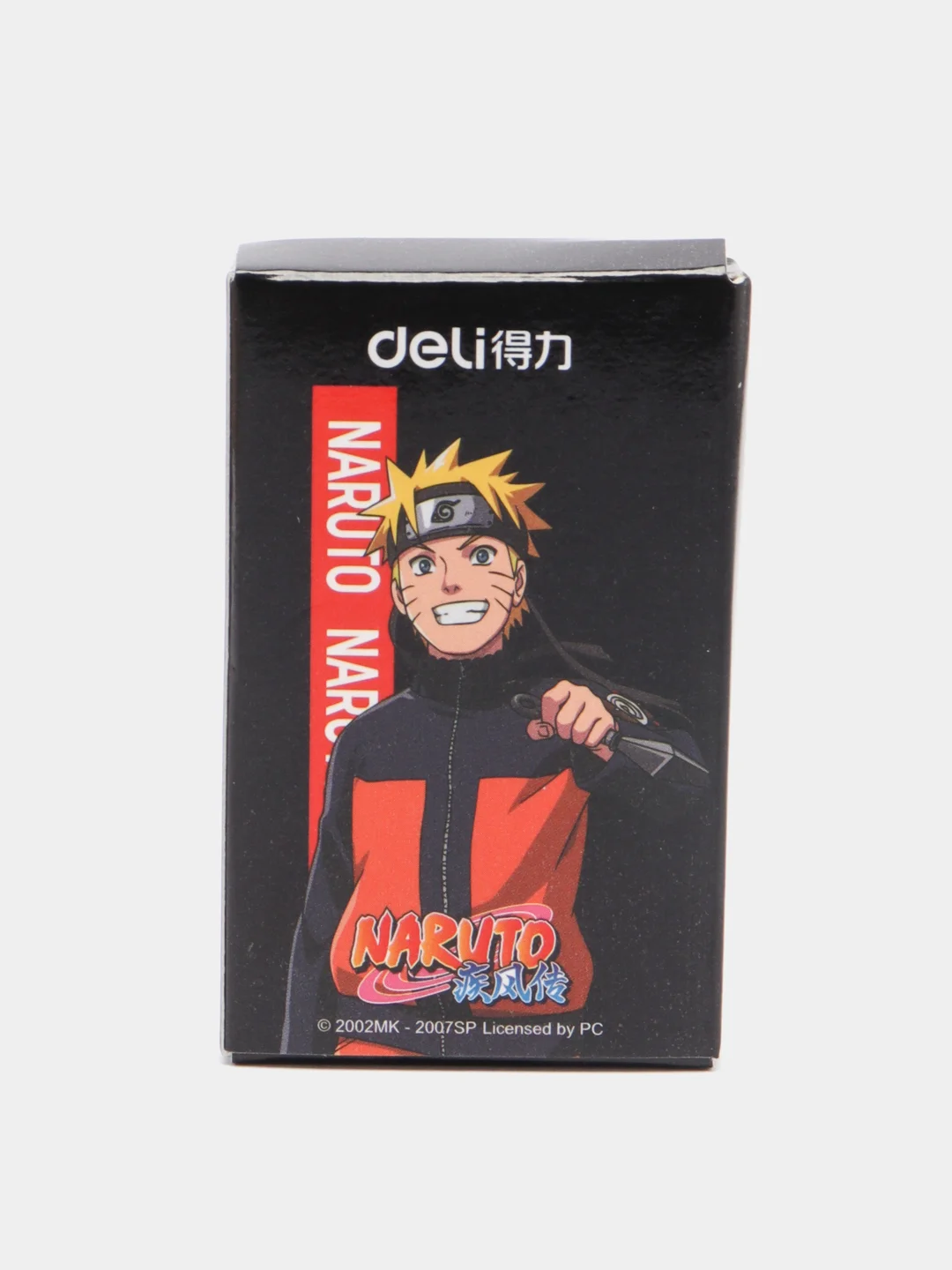 Оранжевый ластик в форме персонажей из аниме "Naruto"