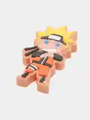 Оранжевый ластик в форме персонажей из аниме "Naruto"