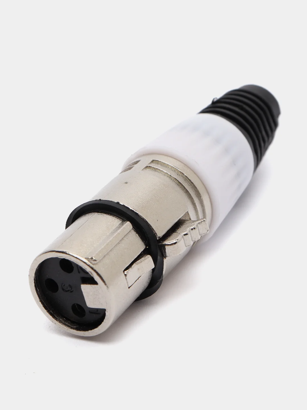 Белый разъем XLR / CANON (гнездо на кабель) тип2
