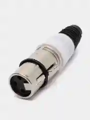 Белый разъем XLR / CANON (гнездо на кабель) тип2