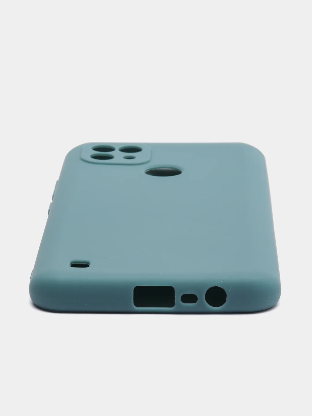 Морской чехол для Realme C21 силиконовый матовый однотонный