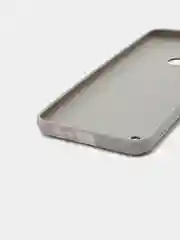 Серый чехол для Realme C21 силиконовый матовый однотонный