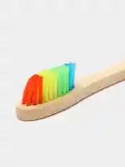 Белый бамбуковая зубная щетка