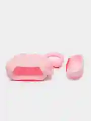 Розовый чехол для наушников Apple AirPods 1/2, кейс для наушников с карабином, аирподс