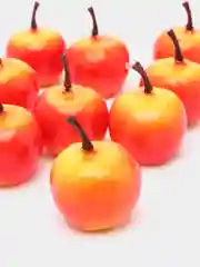 Медный искусственные фрукты и овощи. Размер 4 см. Упаковка 10 штук