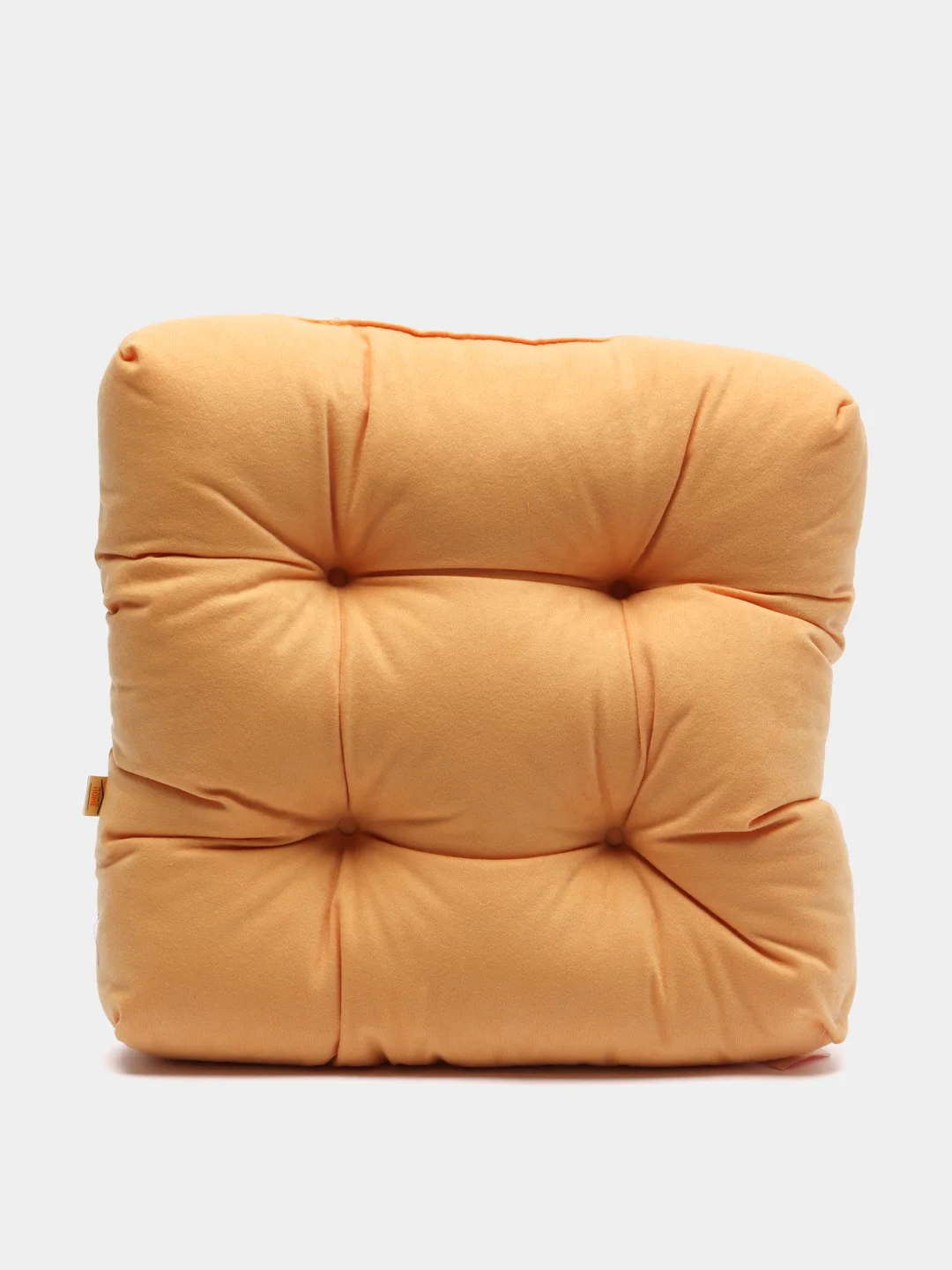 Желтый подушка для сидения MATEX "VELOURS", 40 х 40 х 8 см