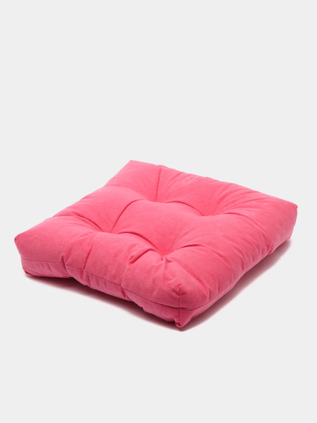 Розовый подушка для сидения MATEX "VELOURS", 40 х 40 х 8 см
