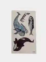 Желтый временная переводная татуировка, 60*105 мм