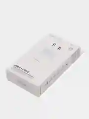 Белый зарядка 12W Borofone 1xUSB / USB-C, 2,4A