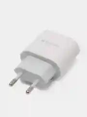Белый зарядка 12W Borofone 1xUSB / USB-C, 2,4A