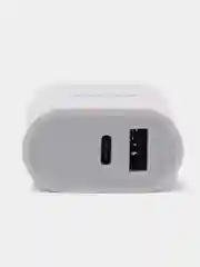 Белый зарядка 12W Borofone 1xUSB / USB-C, 2,4A
