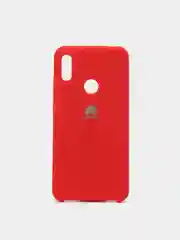 Красный чехол силиконовый Silicone Cover Case для Huawei Honor Y6, 8A, Y9 2019