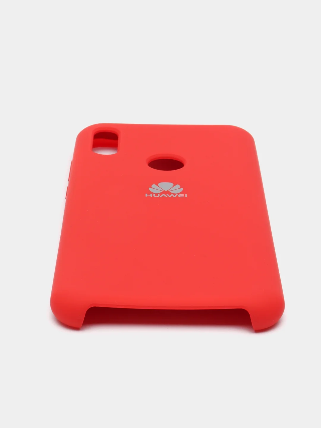 Красный чехол силиконовый Silicone Cover Case для Huawei Honor Y6, 8A, Y9 2019