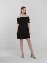 Черный летнее платье