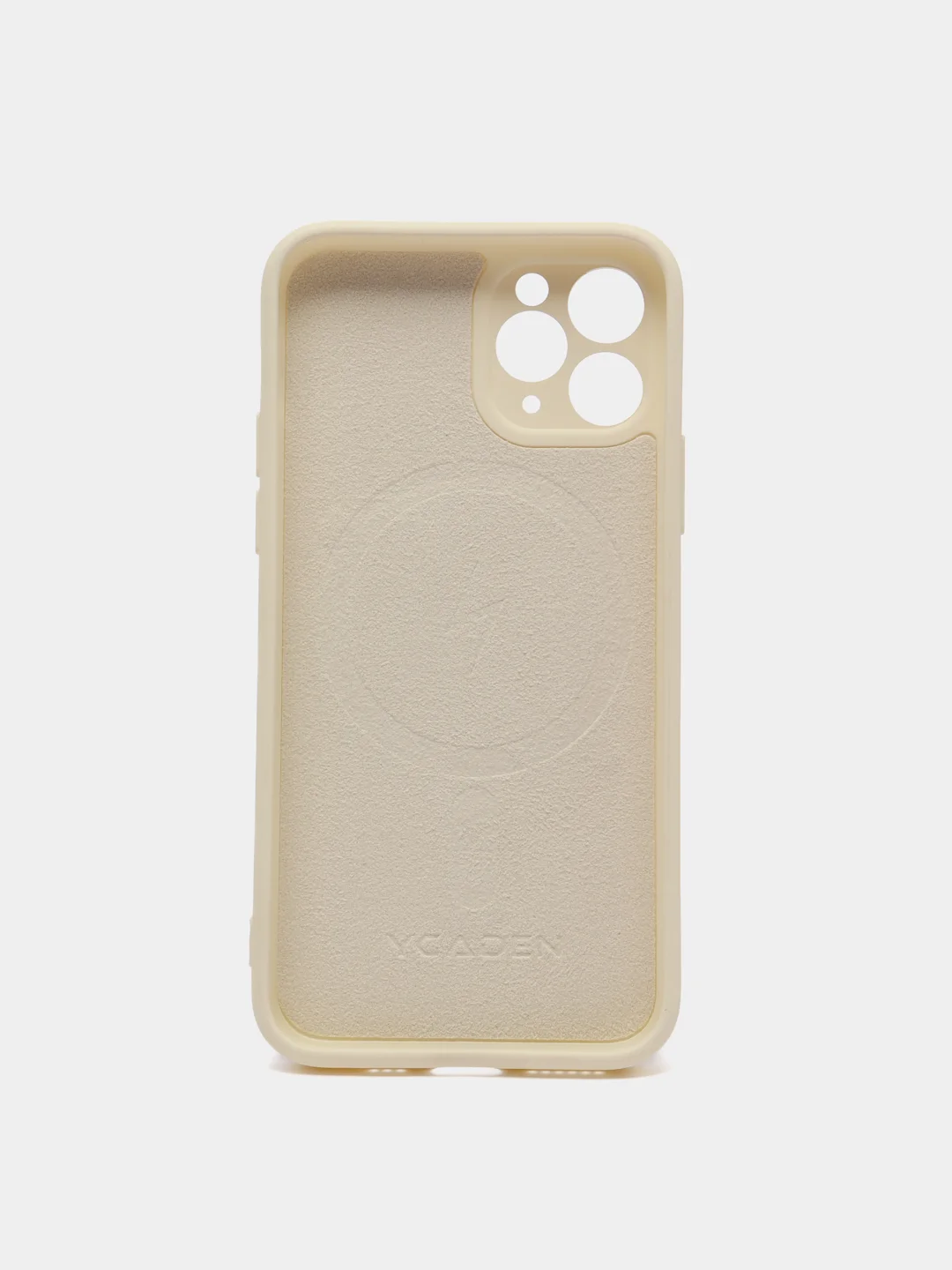 Белый чехол Soft Touch silicone case с магнитом MagSafe для iPhone 11, 11Pro, 11Pro Max