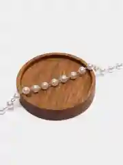 Серебряный цепочка для очков, ожерелье из искусственного жемчуга