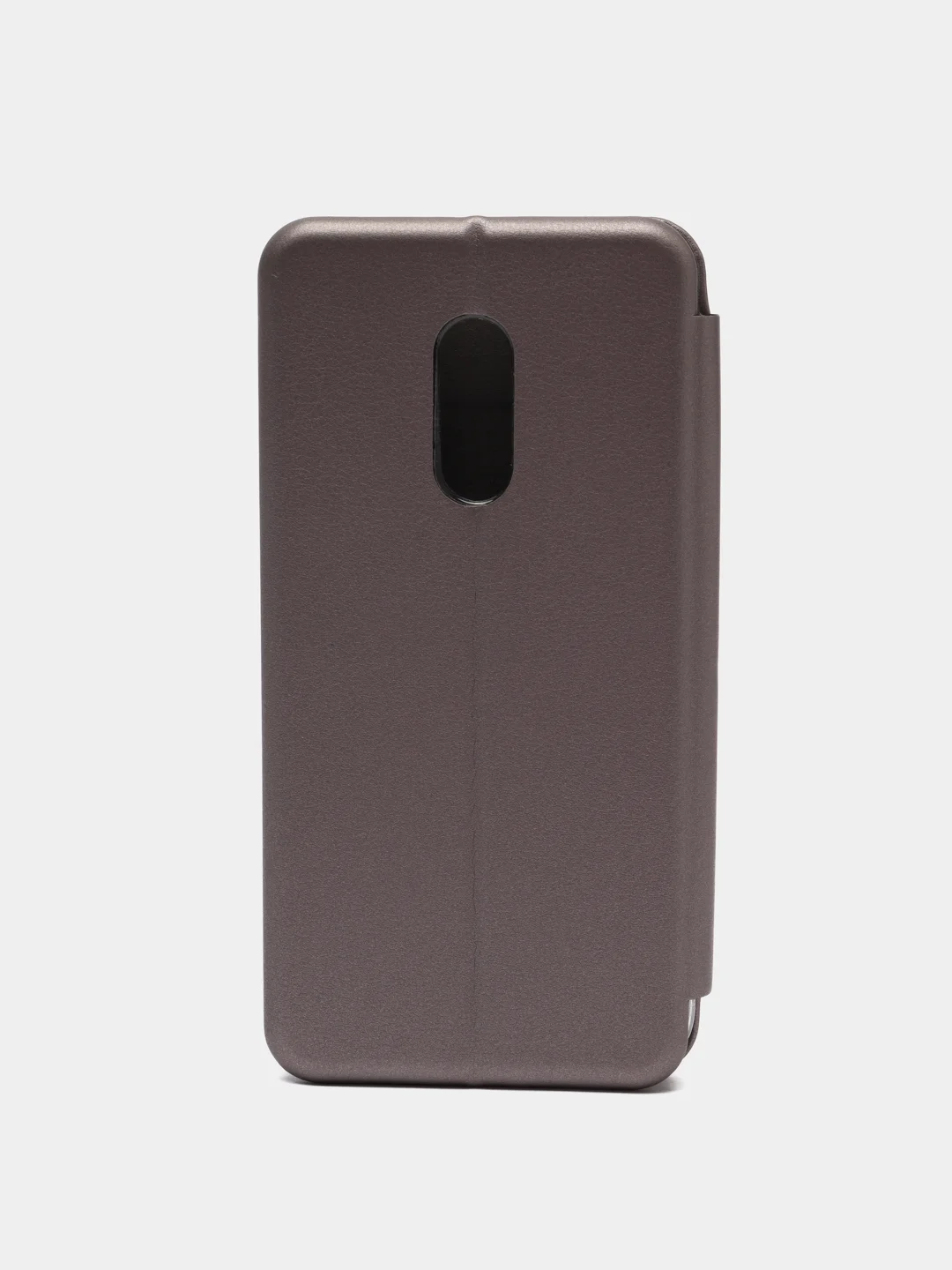 Серебряный чехол-книжка для Xiaomi Redmi Note 4X