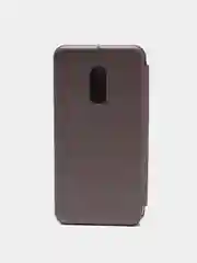 Серебряный чехол-книжка для Xiaomi Redmi Note 4X
