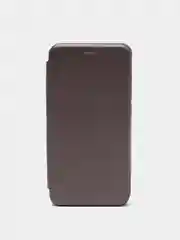 Серебряный чехол-книжка для Xiaomi Redmi Note 4X