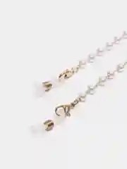 Золотой цепочка для очков, ожерелье из искусственного жемчуга