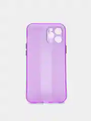 Фиолетовый чехол на iPhone12 Pro Max, 1.5 мм Плотный цветной