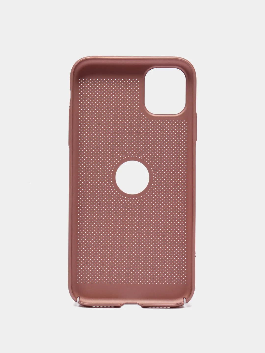Розовый чехол ультратонкий с перфорацией для Айфон iPhone 11, iPhone 11 Pro, iPhone 11 Pro Max