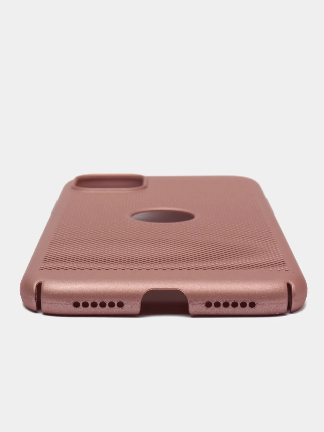 Розовый чехол ультратонкий с перфорацией для Айфон iPhone 11, iPhone 11 Pro, iPhone 11 Pro Max