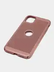 Розовый чехол ультратонкий с перфорацией для Айфон iPhone 11, iPhone 11 Pro, iPhone 11 Pro Max